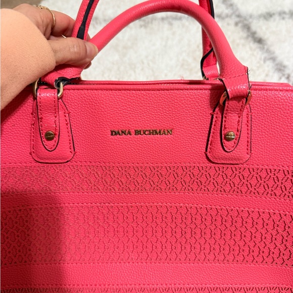 Dana Buchman Handbags - Dana Buchman Vibrant Pink Satchel